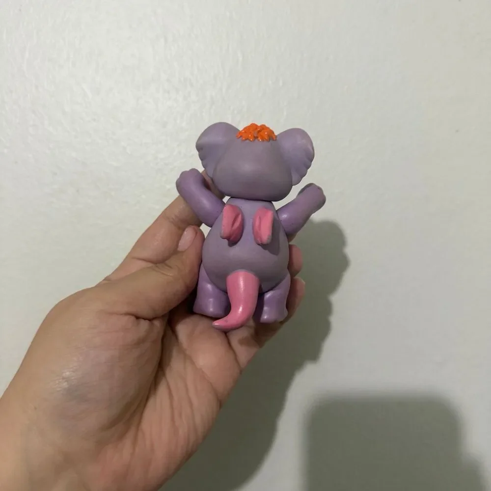 Hasbro Wuzzles Eleroo Purple Elephant  1985 Disney Vintage 3